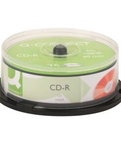 CD-R-levy Q-CONNECT 700 MB 52x spindle /25