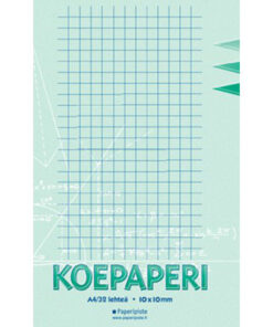 Koepaperi Paperipiste taitettu A3 10 x 10 mm ruudut 16 kpl