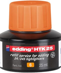 Täyttöväri edding HTK 25 korostuskynille oranssi