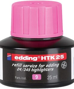 Täyttöväri edding HTK 25 korostuskynille pinkki