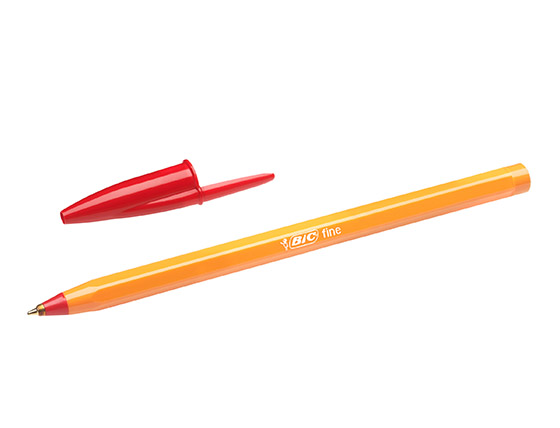 Kuulakärkikynä Bic Orange fine punainen arkistokelpoinen