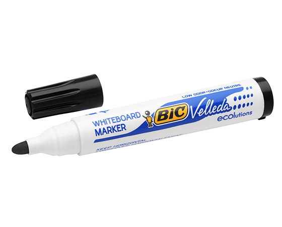 Valkotaulukynä Bic Velleda 1701 musta