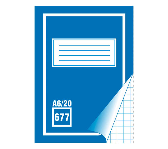 Kouluvihko 677 ruudutettu A6/20