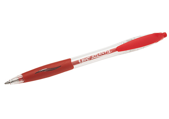 Kuulakärkikynä Bic Atlantis punainen arkistokelpoinen