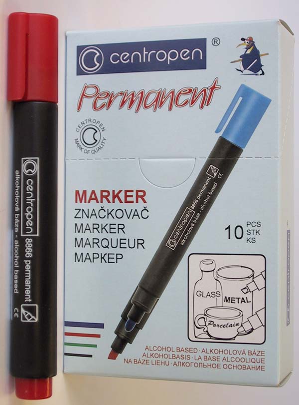 Huopakynä Centropen 8566 punainen