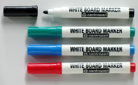 Valkotaulukynä Centropen 8559 punainen