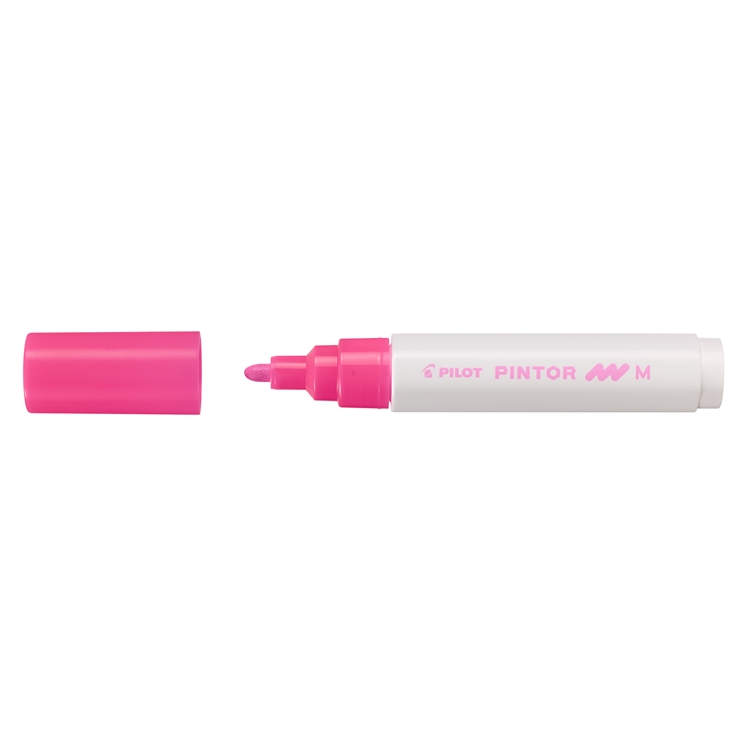 Maalikynä Pilot Pintor Paint Marker medium neonpinkki
