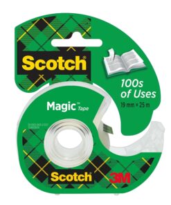 Teippi Scotch Magic Invisible 19 mm x 25 m + katkaisija