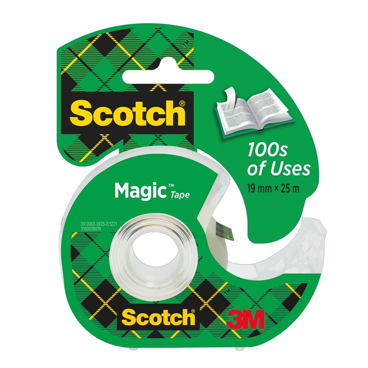 Teippi Scotch Magic Invisible 19 mm x 25 m + katkaisija