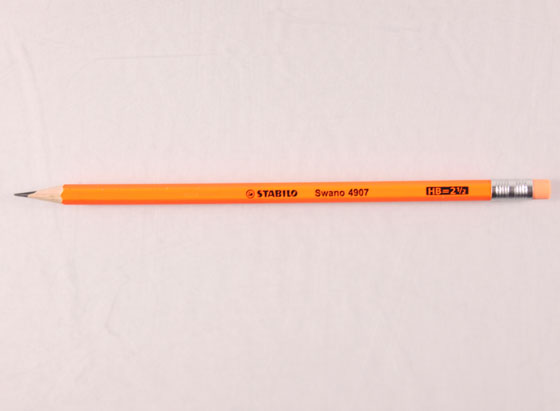 Lyijykynä Stabilo Swano 4907/OR HB kumipää oranssi 12 kpl