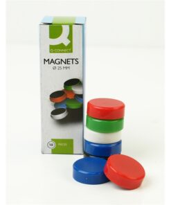 Magneetti Q-Connect 35 mm värilajitelma 10 kpl
