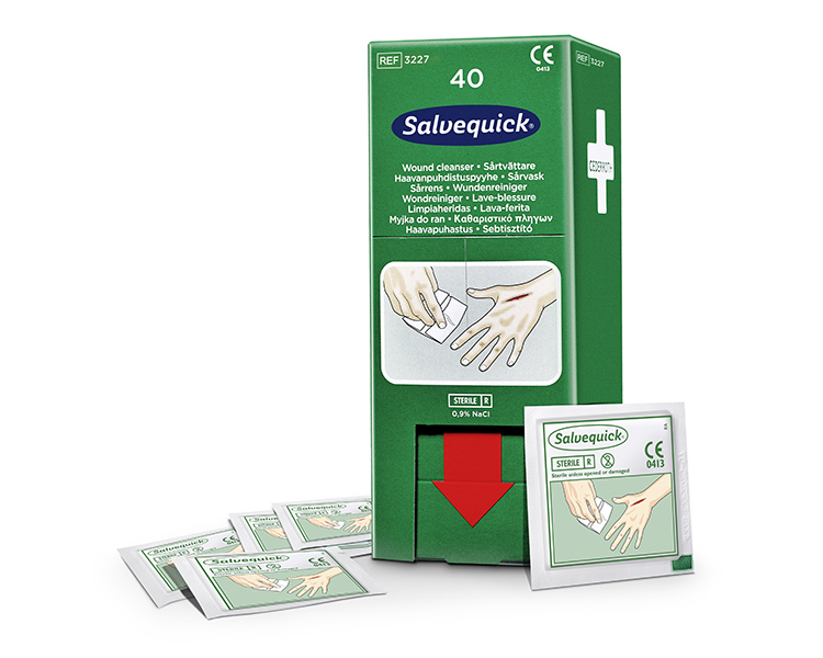 Haavapyyhe Salvequick 3227 11 x 12 cm 40 kpl