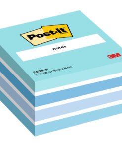 Viestilappukuutio Post-it 2028-B siniset pastellivärit