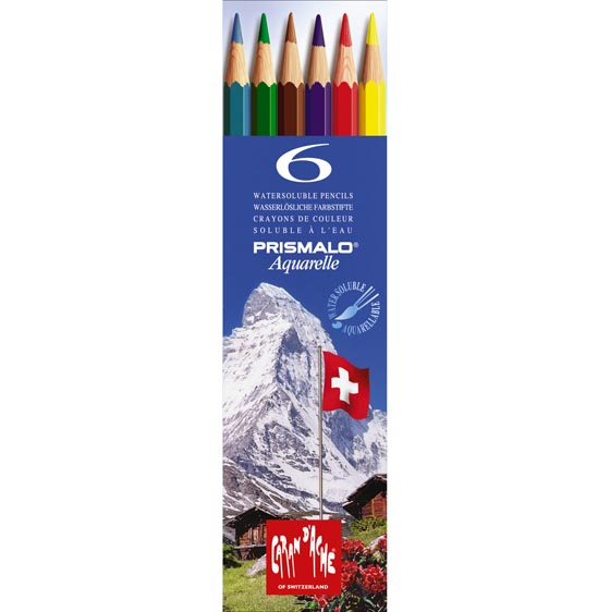 Akvarellikynä Caran d'Ache Prismalo värilajitelma /6