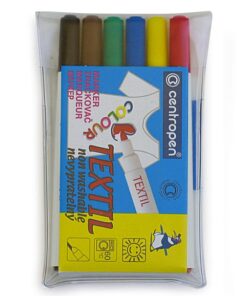 Tekstiilikynä Centropen 2739 1,8 mm värilajitelma /6