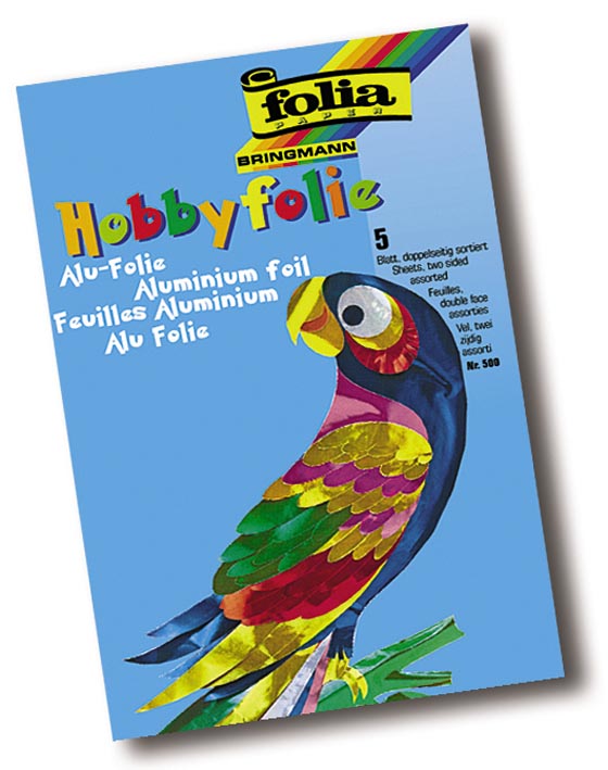 Metallifolio Folia 19 x 30 cm värilajitelma /5