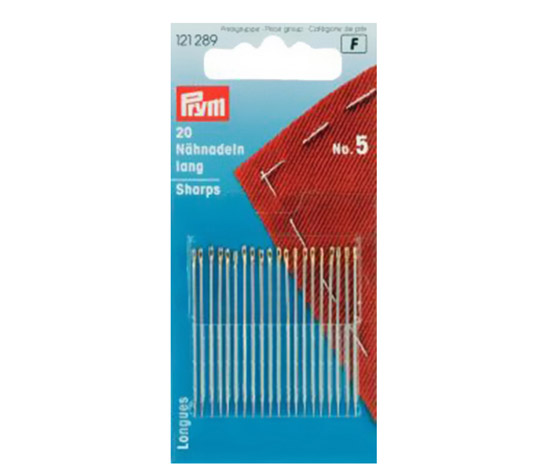 Ompeluneula Prym Sharps No. 5 40 x 0,8 mm /20