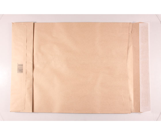 Tuplapussi Propac 320 x 430 x 80 mm 2x80G ruskea /100