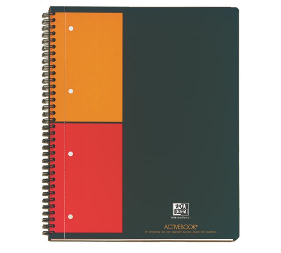 Muistikirja Oxford International MeetingBook A5+ ruudut 160s