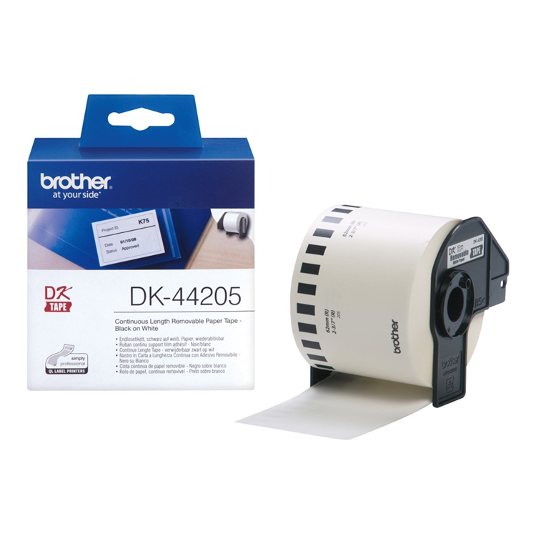 Tarranauha irrotettava liima Brother DK-44205 62 mm x 30,5 m