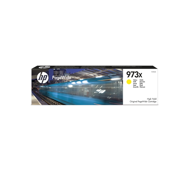 Värikasetti Inkjet HP 973X High PageWide 452/477 keltainen