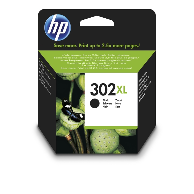 Värikasetti inkjet HP 302XL/F6U68AE OJ 4564 musta