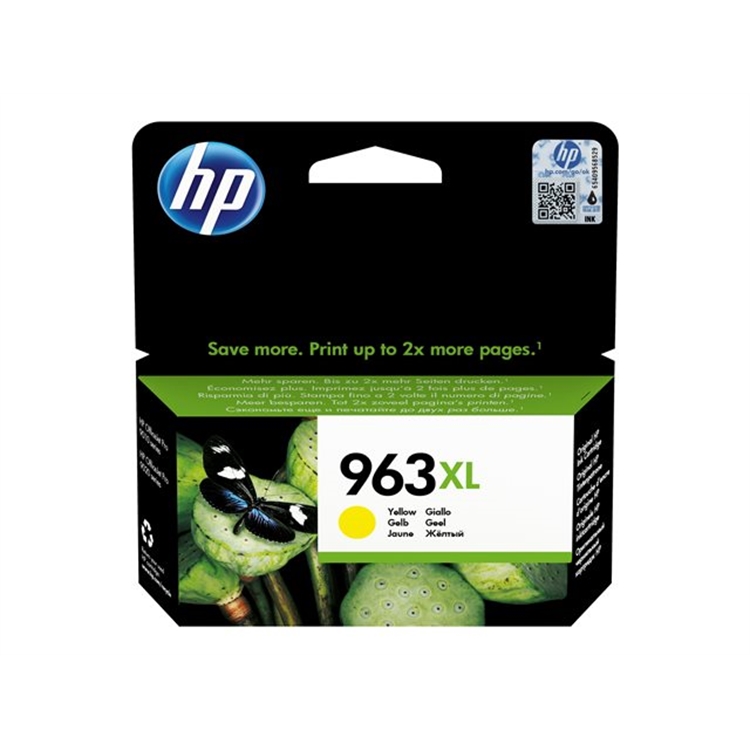 Värikasetti Inkjet HP 963XL/3JA29AE keltainen