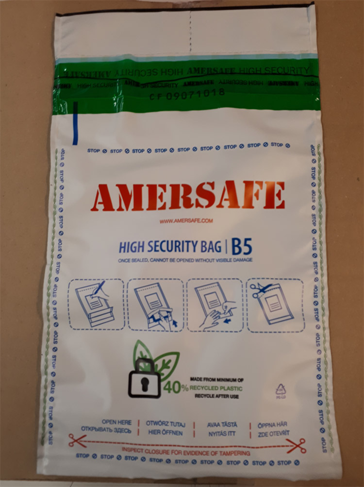 Turvapussi AmerSafe Eco C3 325 x 460 mm /500