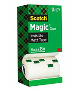 Teippi Scotch Magic Invisible 810 19 mm x 33 m /14