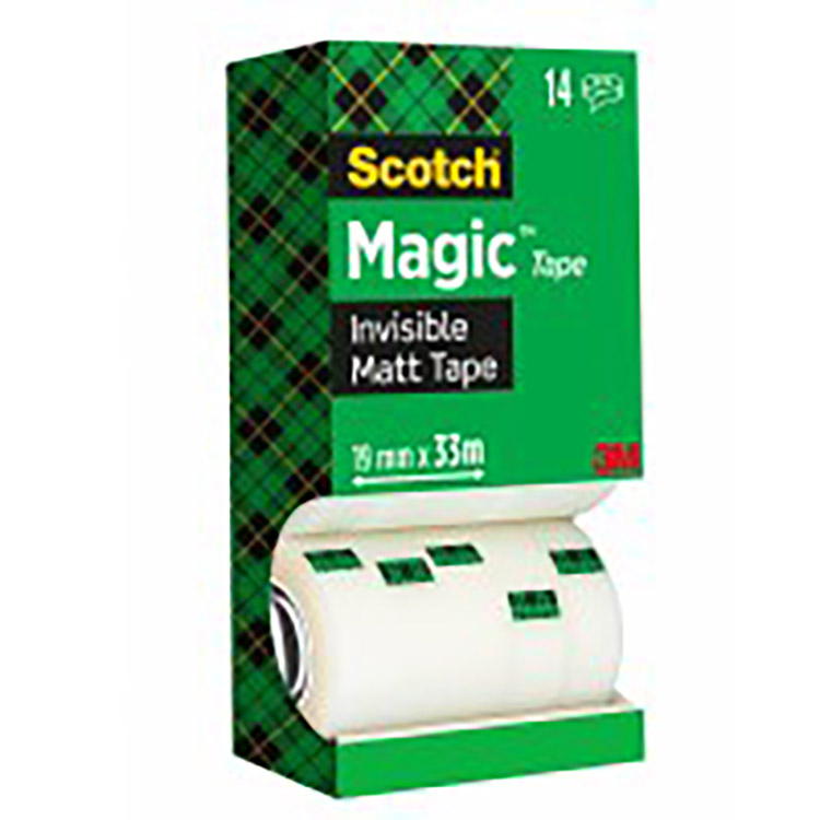 Teippi Scotch Magic Invisible 810 19 mm x 33 m /14