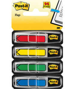 Teippimerkki Post-it Index nuoli 11,9 x 43,2mm värilaj /4x24