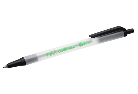 Kuulakärkikynä Bic Ecolutions Clic Stick musta arkistokelp