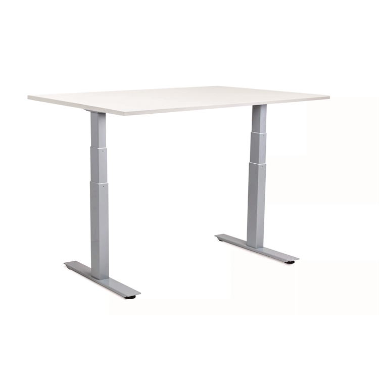 Sähköpöytä GetUpDesk Duo 80 x 160 cm valkoinen