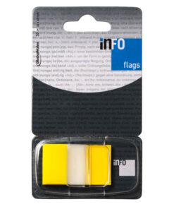 Teippimerkki Info 25,4 x 43,2 mm keltainen /50