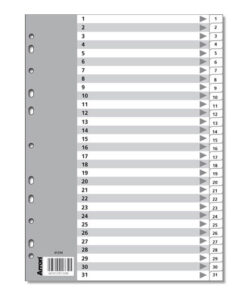 Numerohakemisto KP A4 31-os kartonki