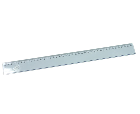 Viivain muovinen 40 cm