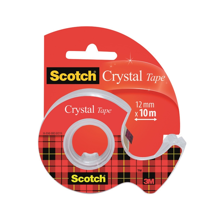 Yleisteippi Scotch Crystal 12 mm x 10 m + katkoja