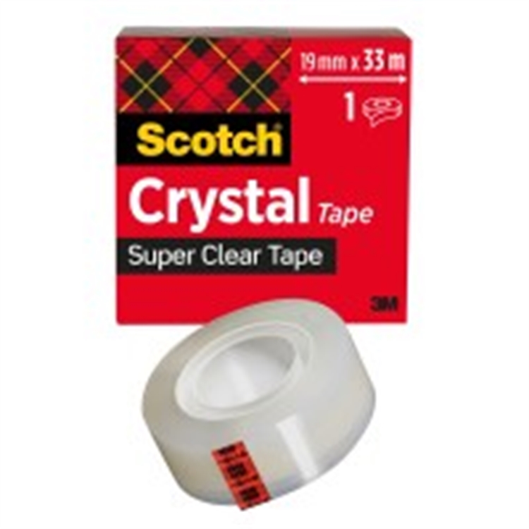 Yleisteippi Scotch Crystal 600 19 mm x 33 m