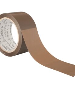 Pakkausteippi Q-CONNECT 50 mm x 66 m ruskea