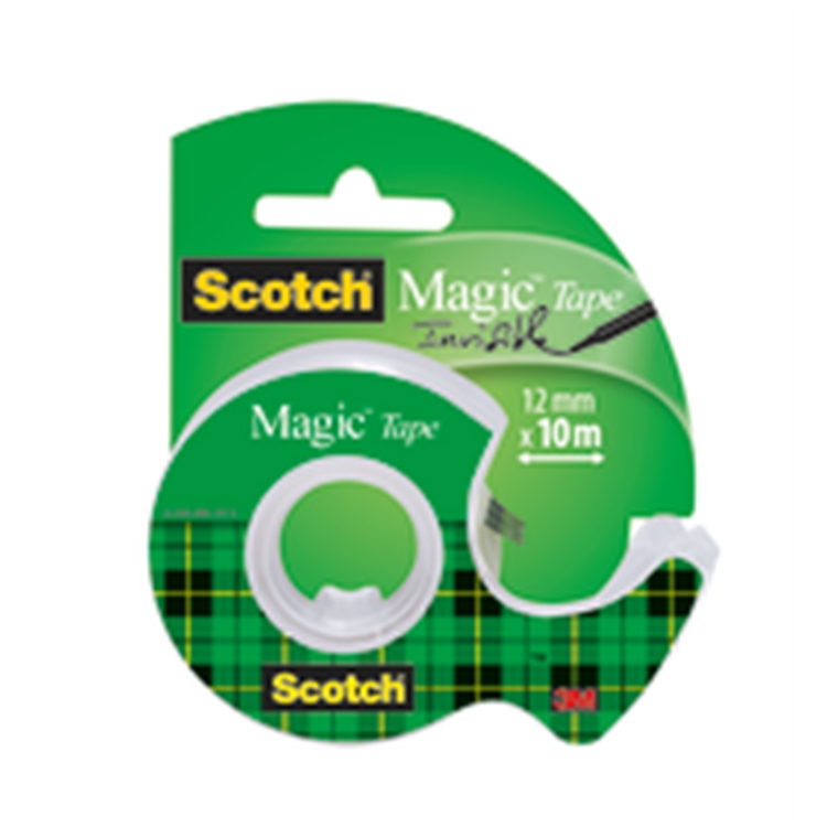 Teippi Scotch Magic Invisible 810 12 mm x 10 m + katkoja
