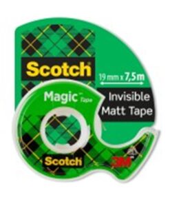 Teippi 3M Scotch Magic Invisible 810 19 mm x 7,5 m + katkoja