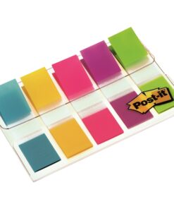 Teippimerkki Post-it Index 11,9 x 43,2 mm värilaj /5x20