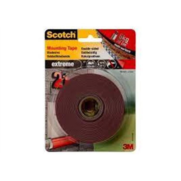 Kiinnitysteippi vahva Scotch-FIX Extreme Exterior 19mm x 5m
