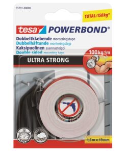 Asennusteippi tesa Powerbond Ultra Strong 2-puol 19mmx1,5m