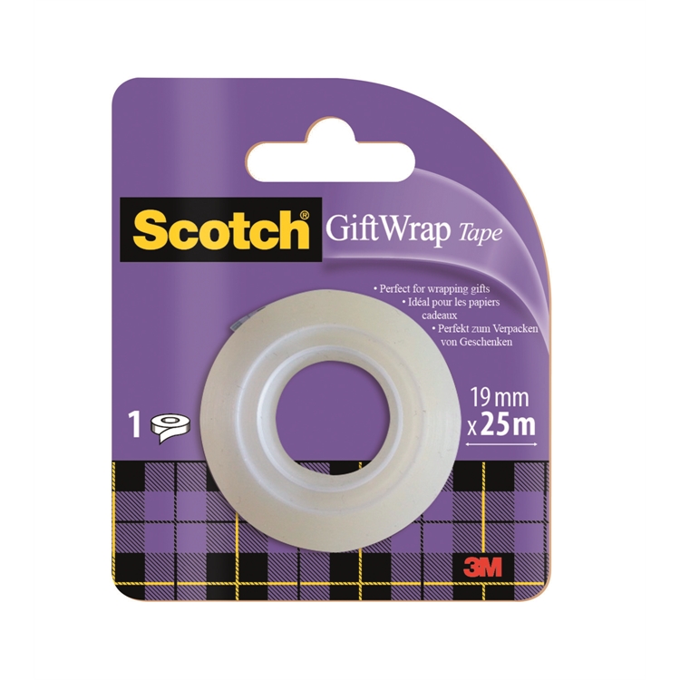 Lahjateippi Scotch Gift-Wrap 19 mm x 25 m