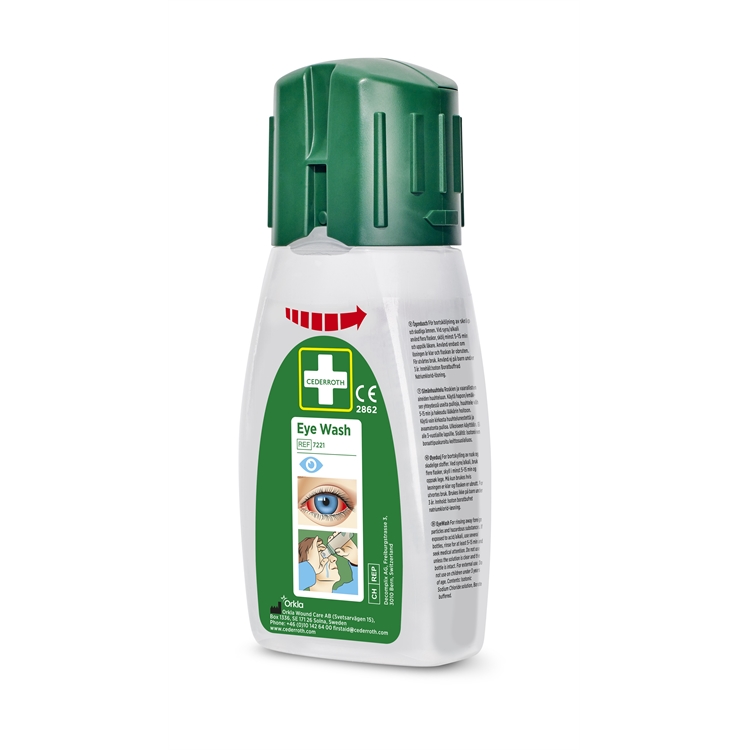 Silmänhuuhtelupullo taskukokoinen Cederroth 7221 235 ml