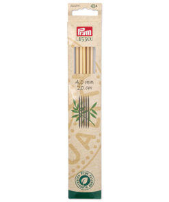 Sukkapuikko Prym 4,0 mm 20 cm bambu /5