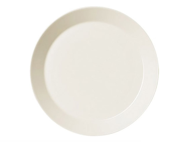 Lautanen Iittala Teema 23 cm matala valkoinen