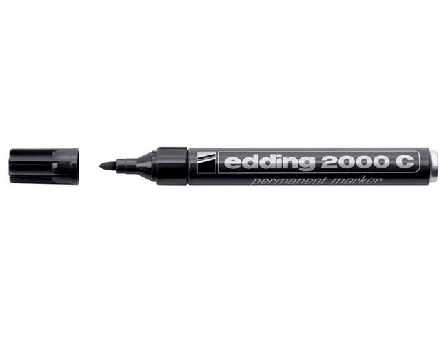 Huopakynä Edding 2000C permanent 1,5-3 mm musta