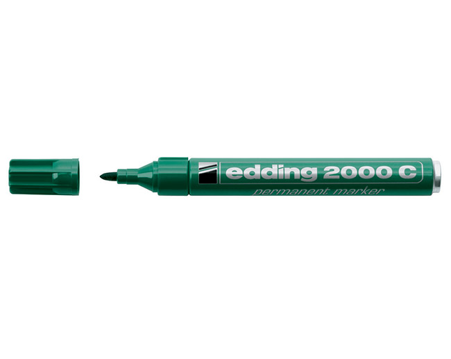 Huopakynä Edding 2000C permanent 1,5-3 mm vihreä